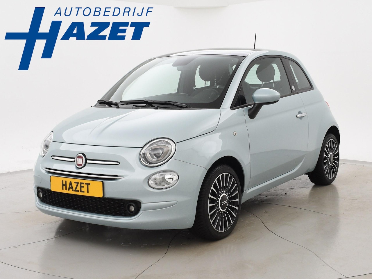 Fiat 500 - 1.0 HYBRID LOUNGE *11.213 KM! / VERDE RUGIADA* + PANORAMA / APPLE CARPLAY / CLIMATE CONTRO - AutoWereld.nl