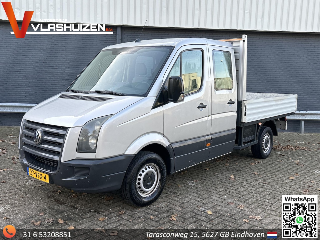 Volkswagen Crafter - 35 2.5 TDI L2 Open Laadbak - Dubbel Cabine | € 7.450,- NETTO! | Airco | Trekhaak | Zeer ne - AutoWereld.nl