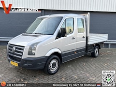 Volkswagen Crafter - 35 2.5 TDI L2 Open Laadbak - Dubbel Cabine | € 6.888, - NETTO | Airco | Trekhaak | Zeer ne