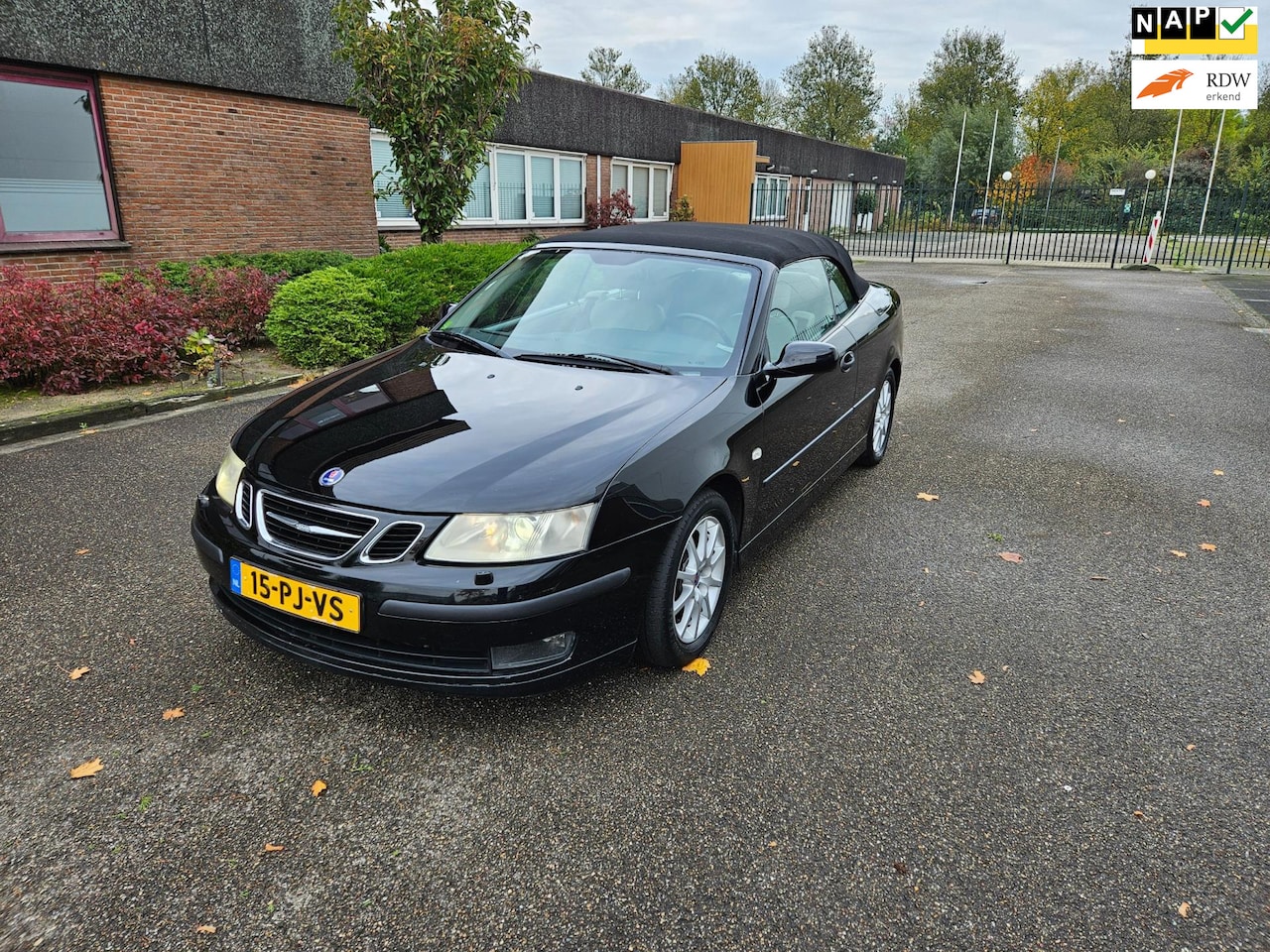 Saab 9-3 Cabrio - 2.0t Vector airco boekjes automaat nap - AutoWereld.nl