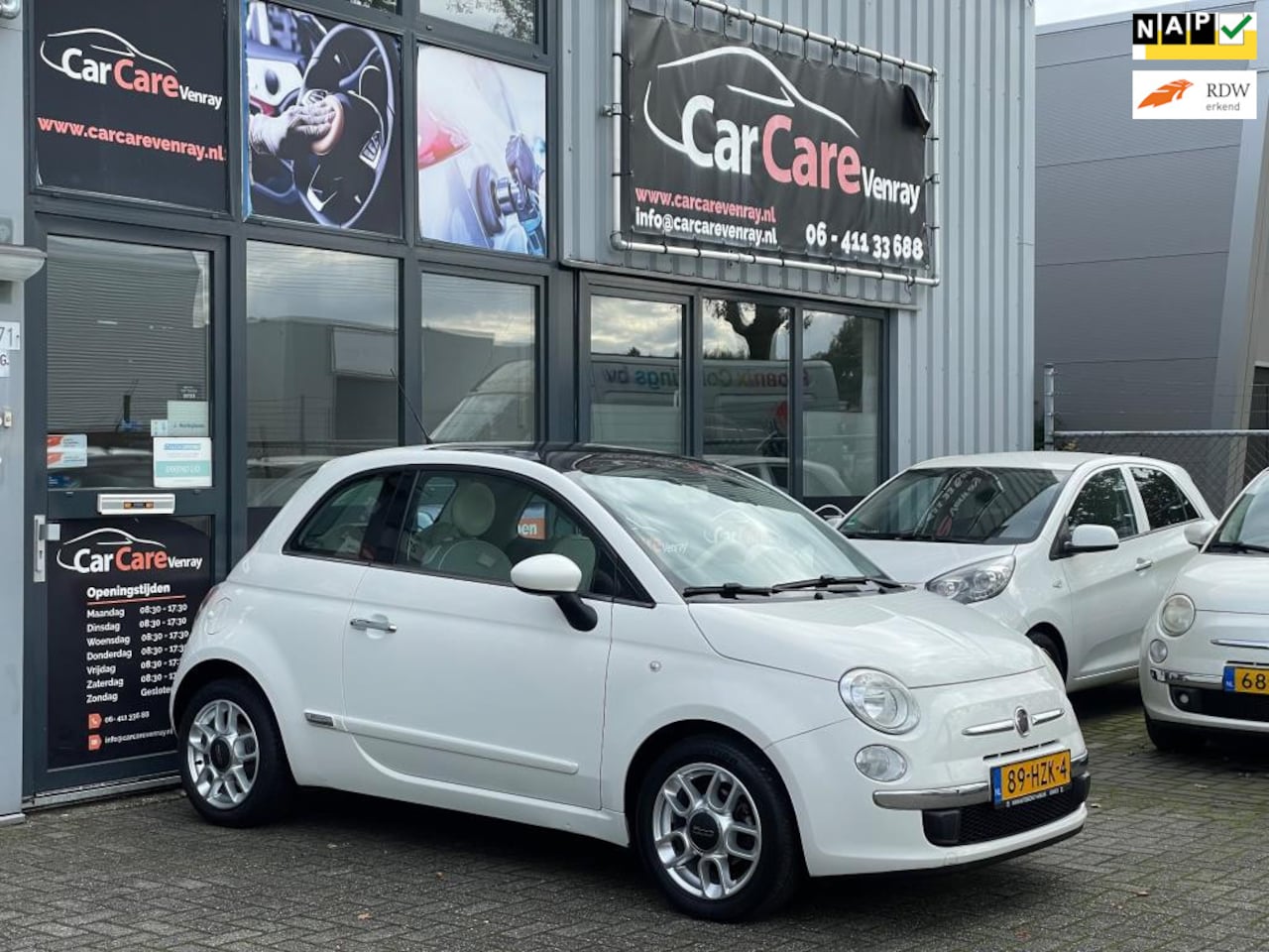 Fiat 500 - 1.2 Lounge|APK08-2025|AIRCO|PANORAMADAK|NAP - AutoWereld.nl