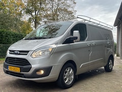 Ford Transit Custom - 290 2.2 TDCI L2H1 Limited Zeer complete Ford Custom met o.a. dubbele schuifdeur x2