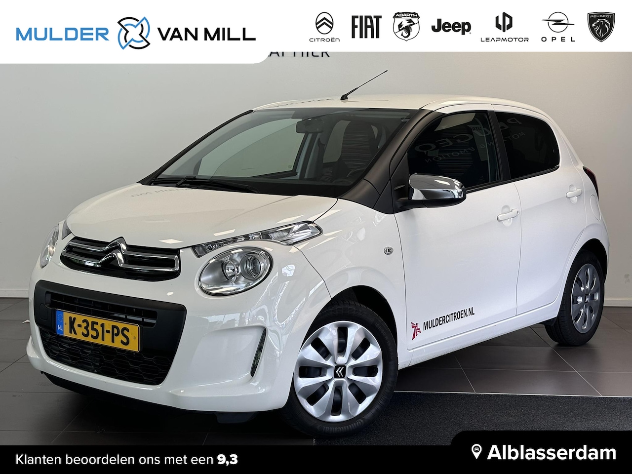 Citroën C1 - 5-deurs Feel 1.0 e-VTi 72pk | APPLE CARPLAY / ANDROID AUTO | AIRCO | ELEKTRISCH PAKKET | C - AutoWereld.nl