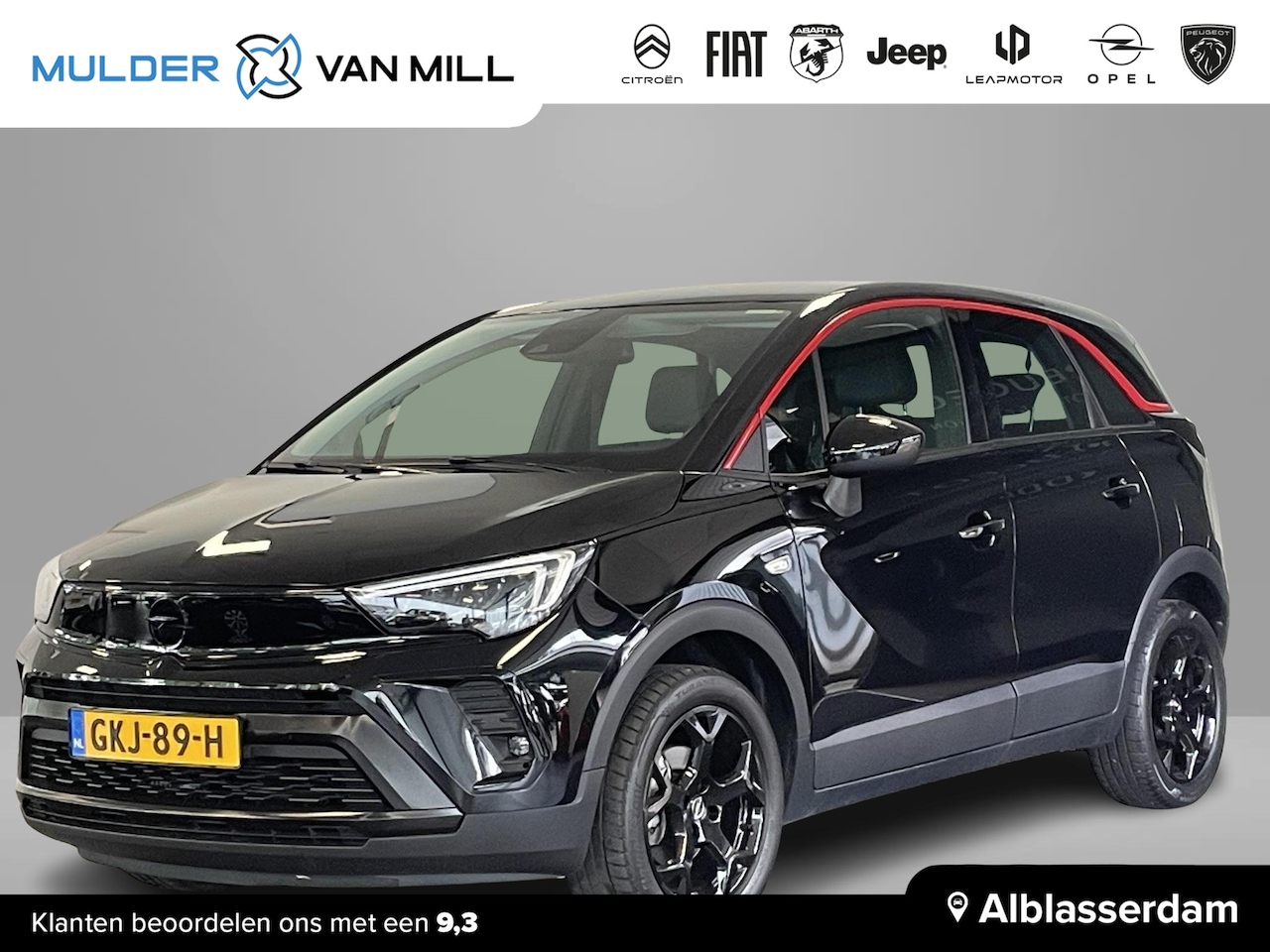 Opel Crossland - 1.2 Turbo 130pk GS EAT6 AUTOMAAT |AGR-COMFORT STOEL|NAVI PRO 8"|FULL LED KOPLAMPEN|BLACK P - AutoWereld.nl