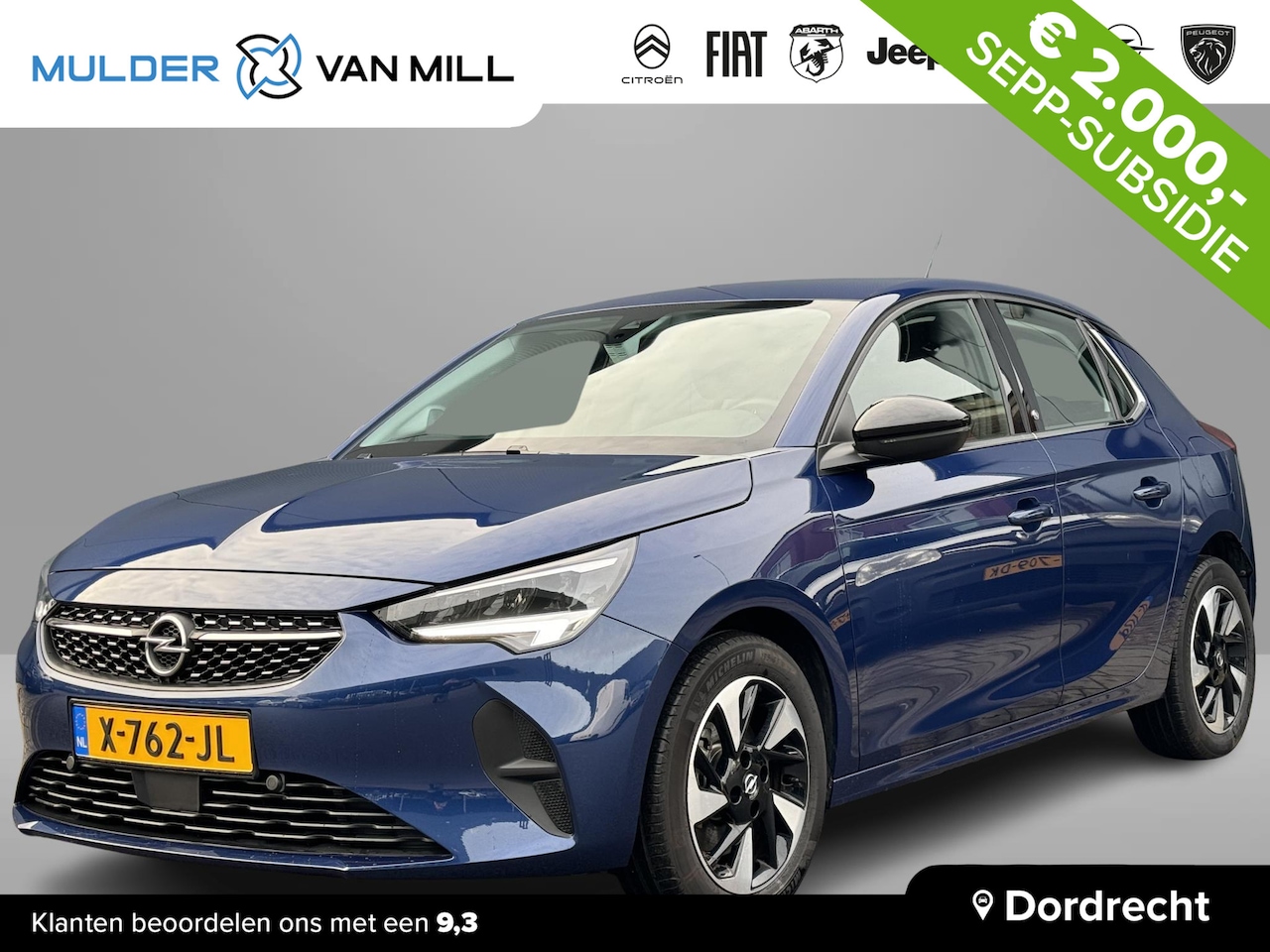 Opel Corsa-e - Elegance EV 3-FASEN 50kWh 136pk |+2.000 EURO SUBSIDIE|CAMERA+SENSOREN|APPLE CARPLAY & ANDR - AutoWereld.nl