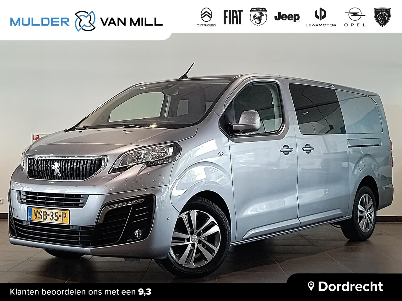 Peugeot Expert - GB DC Long Asphalt 2.0 BlueHDi 120pk EAT8 AUTOMAAT | DUBBELE CABINE! | NAVI | CAMERA | DAB - AutoWereld.nl