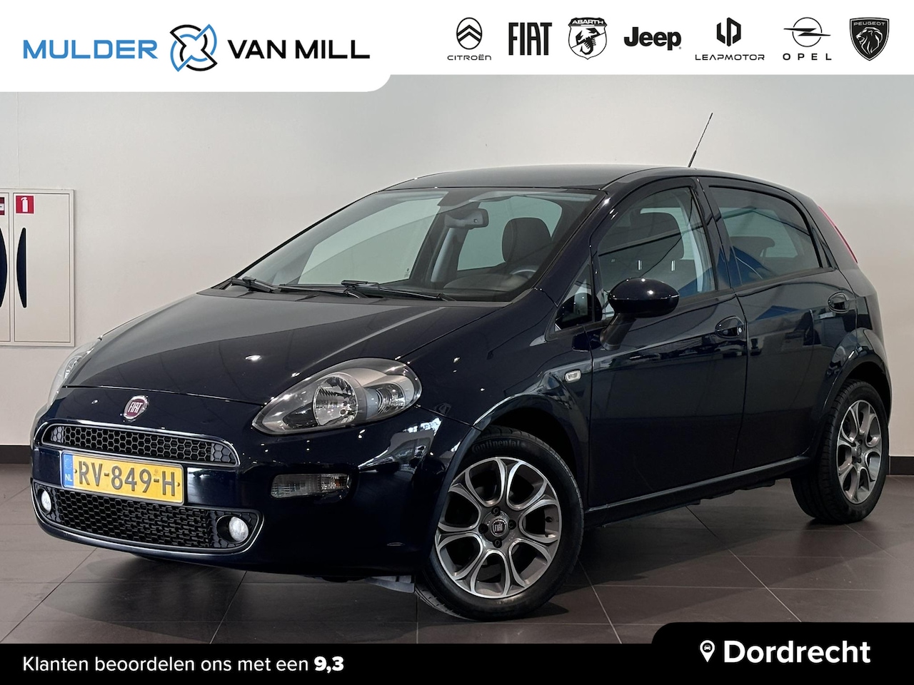 Fiat Punto Evo - 5-deurs Sempre 0.9 TwinAir 100pk H6 | NAVI | CLIMA | CRUISE CONTROL | PDC | LM-VELGEN | - AutoWereld.nl