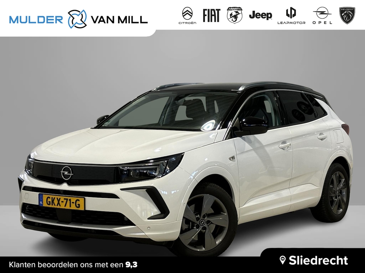 Opel Grandland - 1.6 Turbo HYbrid4 300 pk 4x4 Ultimate |LED PIXEL VERLICHTING|360° CAMERA|NAVI PRO 10"|ISOF - AutoWereld.nl