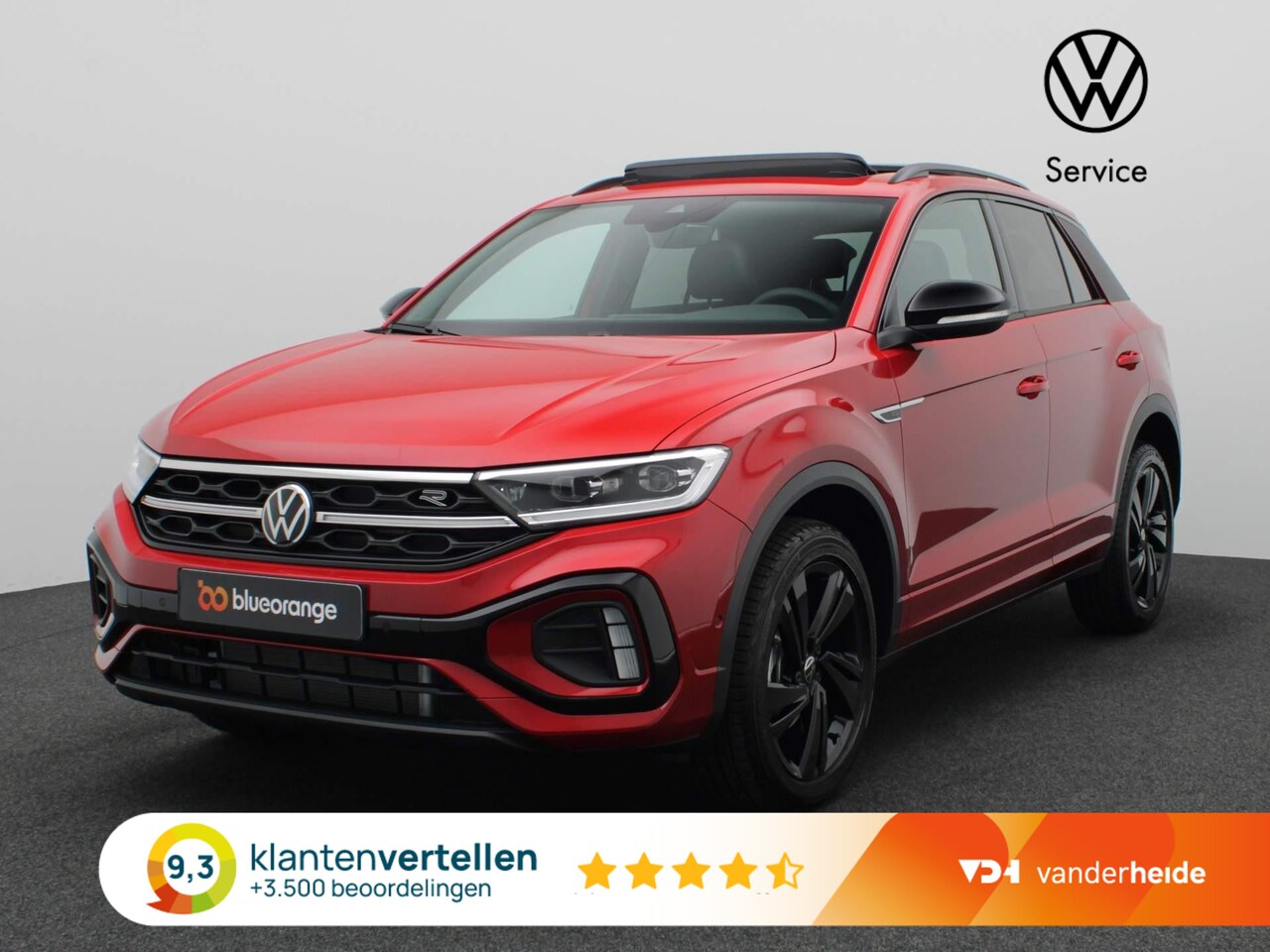 Volkswagen T-Roc - 1.5 TSI R-Line Business 150PK DSG Black Style, LED-Matrix, Keyless Entry & Start, Pano-Sch - AutoWereld.nl