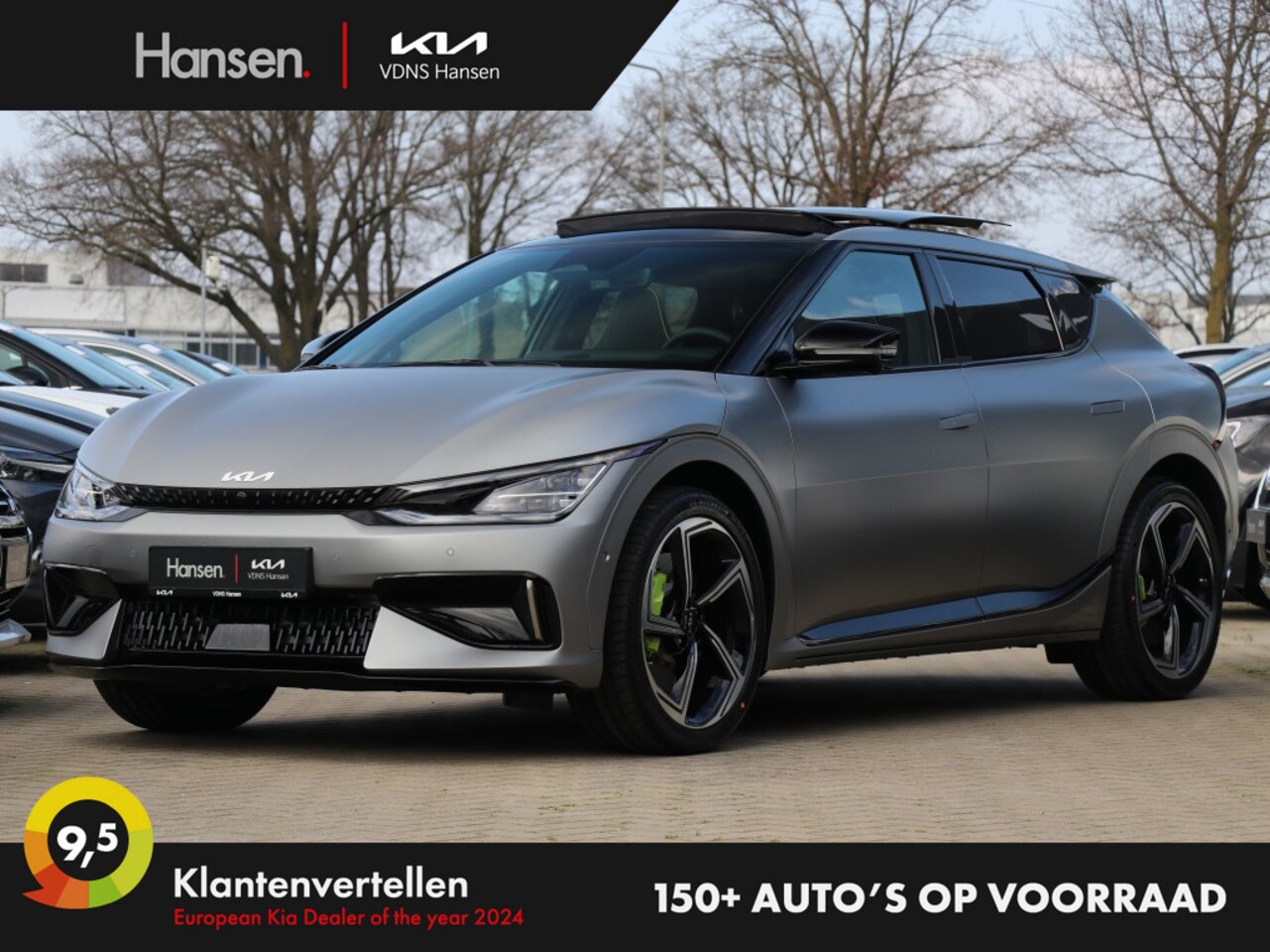 Kia EV6 - GT AWD 77.4 kWh I 585pk I Matgrijs I Direct leverbaar - AutoWereld.nl