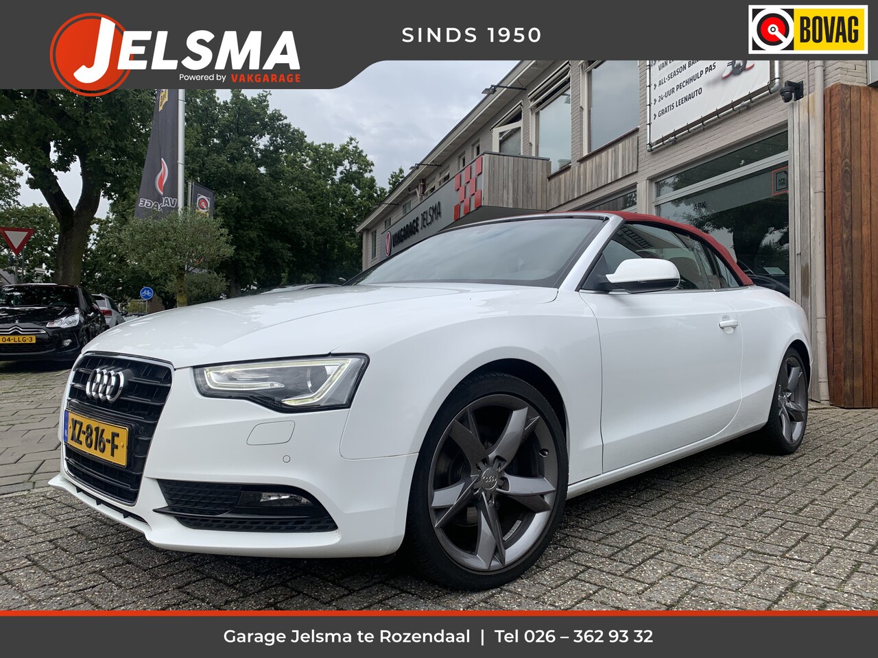 Audi A5 Cabriolet - 1.8 TFSi Aut. S-line pack, Leer | Clima - AutoWereld.nl