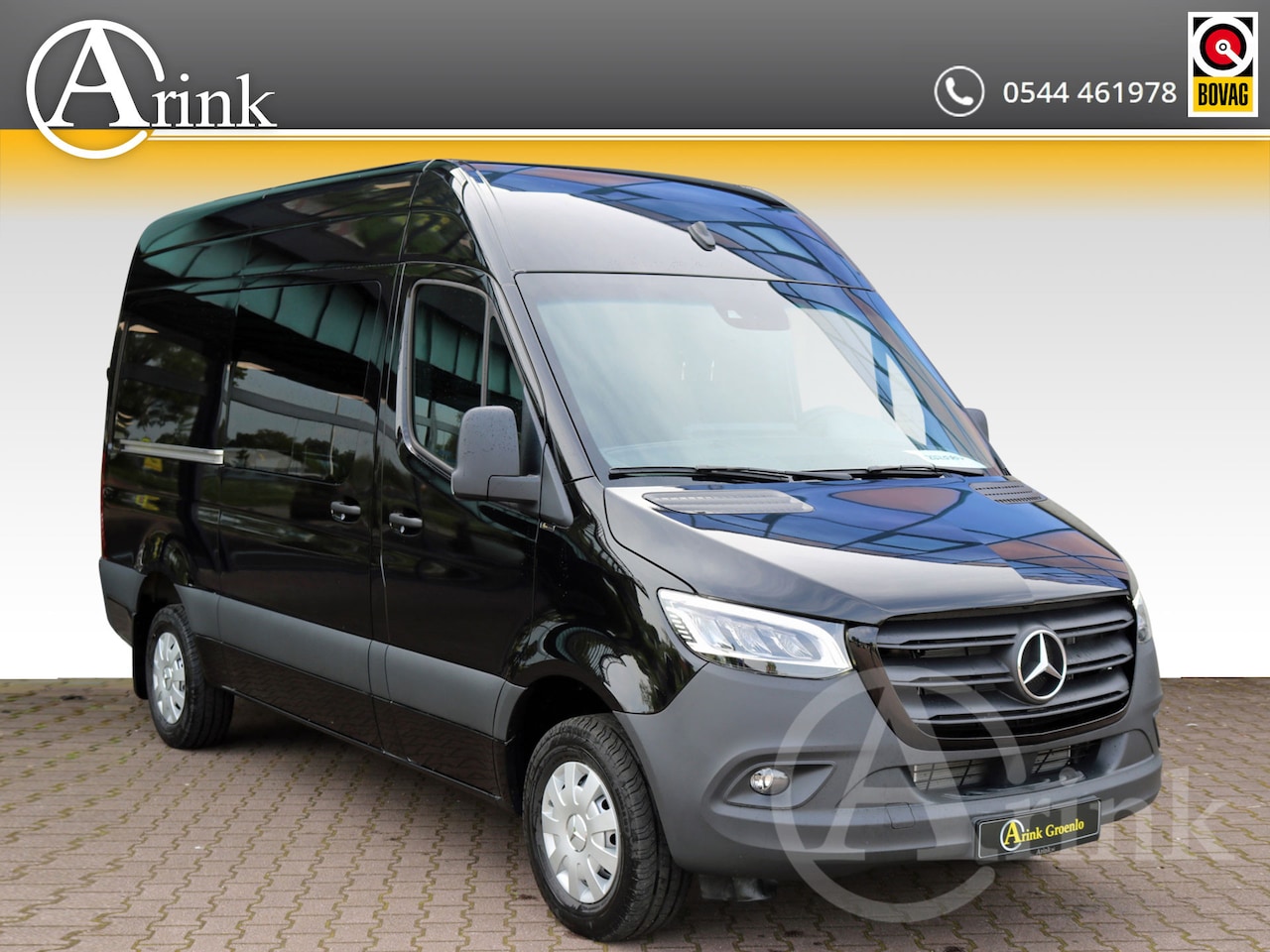 Mercedes-Benz Sprinter - 319 1.9 CDI L2H2 RWD 9G-TRONIC DUBBELCABINE LED MBUX NAVI CAMERA THERMOTRONIC TREKHAAK 3.5 - AutoWereld.nl