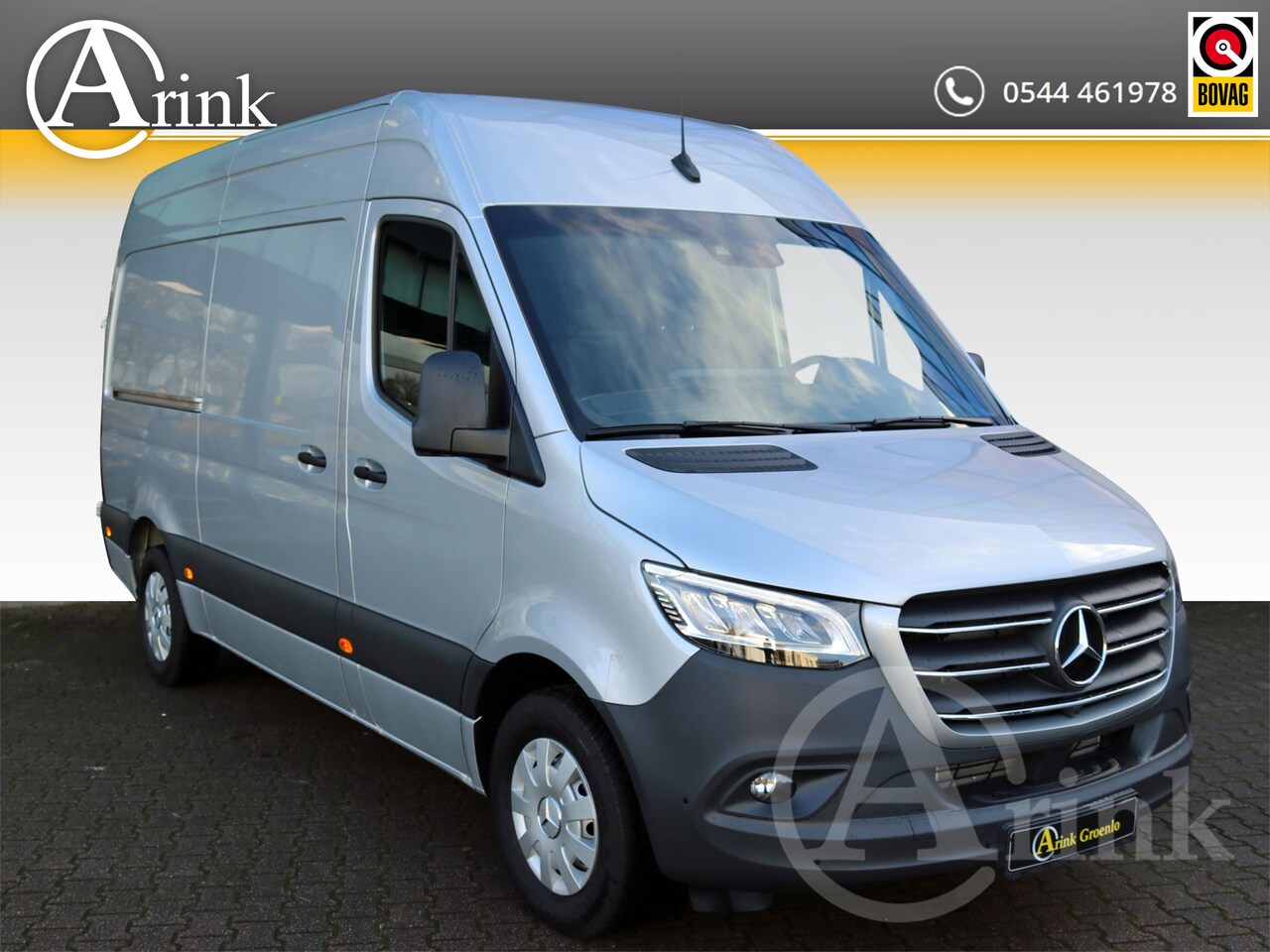 Mercedes-Benz Sprinter - 317 CDI L2H2 9G-TRONIC LED MBUX10 360gr CAMERA DISTRONIC ALARM KL3 PDC 3.5T AHW COMPLEET - AutoWereld.nl