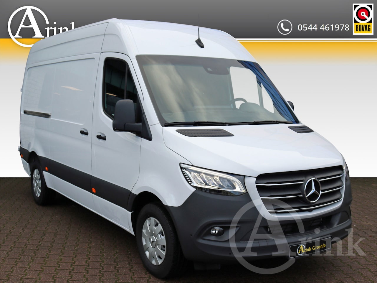 Mercedes-Benz Sprinter - 317 CDI L2H2 9G-TRONIC 360gr CAMERA DISTRONIC ALARM KL3 LED MBUX10  PDC 3.5T AHW COMPLEET - AutoWereld.nl