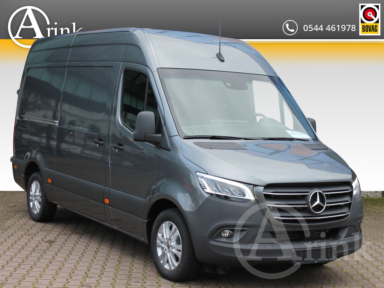 Mercedes-Benz Sprinter - 319 CDI L2H2 9G-TRONIC LED MBUX10 360gr CAMERA DISTRONIC ALARM KL3 PDC 3.5T AHW LM VELGEN - AutoWereld.nl