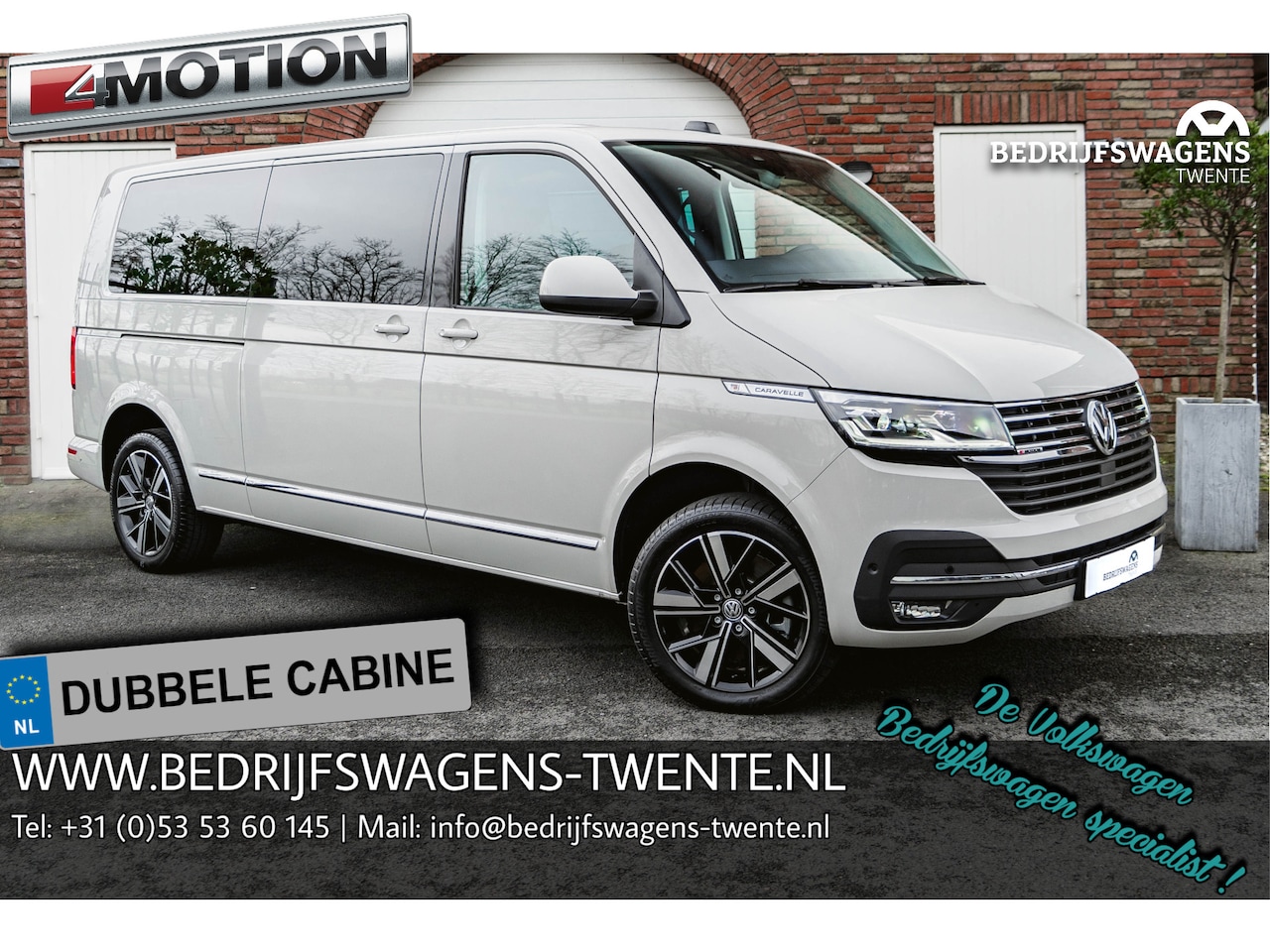 Volkswagen Transporter Caravelle - T6.1 Caravelle 204pk Highline 4-MOTION DSG DUB/CAB ACC | LED | Leder | Side Assist | ELEKT - AutoWereld.nl