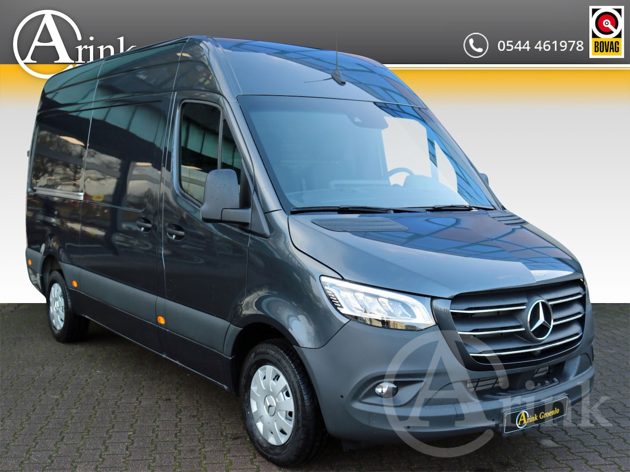 Mercedes-Benz Sprinter - 317 CDI L2H2 9G-TRONIC LED MBUX10 360gr CAMERA DISTRONIC ALARM KL3 PDC 3.5T AHW COMPLEET - AutoWereld.nl