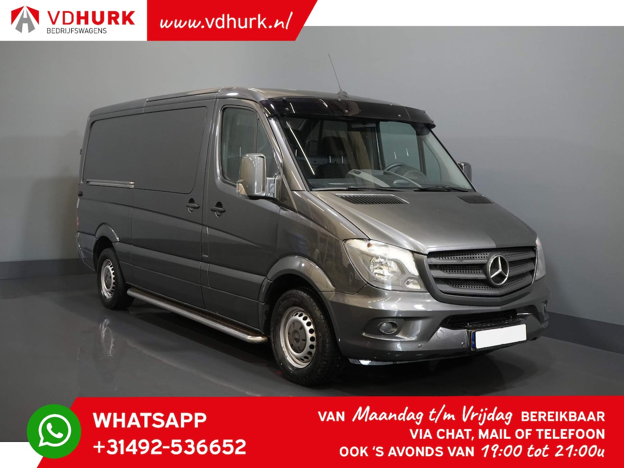 Mercedes-Benz Sprinter - 319 3.0 V6 Aut. EU6 L2H1 3.5t Trekverm./ Navi/ Stoelverw./ Cruise/ Camera/ PDC - AutoWereld.nl