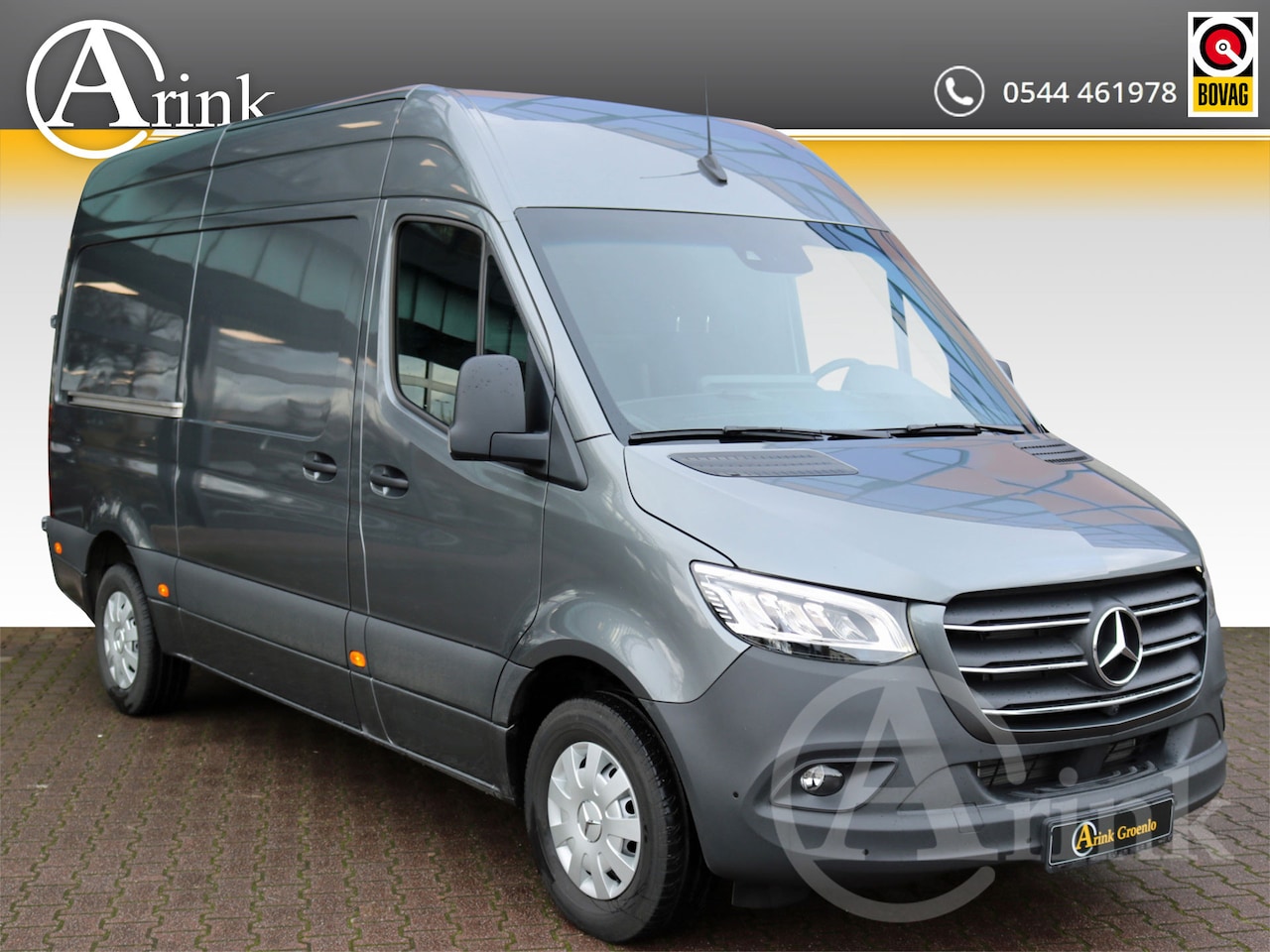 Mercedes-Benz Sprinter - 317 CDI L2H2 9G-TRONIC LED MBUX10 360gr CAMERA DISTRONIC ALARM KL3 PDC 3.5T AHW COMPLEET - AutoWereld.nl