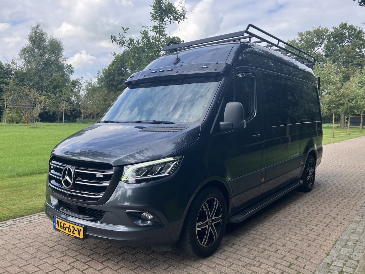 Mercedes-Benz Sprinter - 319 3.0 CDI L2H1 DC EURO VI-D Imperiaal , Vanstap D.Cabin. Led, - AutoWereld.nl