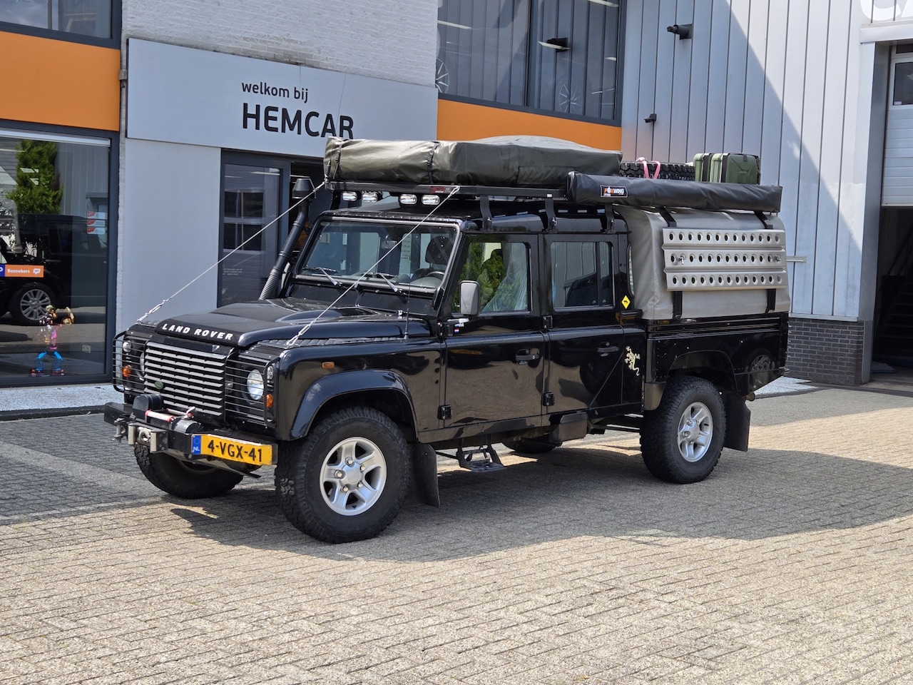 Land Rover Defender 130 - 2.4 TD 130" S Crew Cab expeditie klaar - AutoWereld.nl