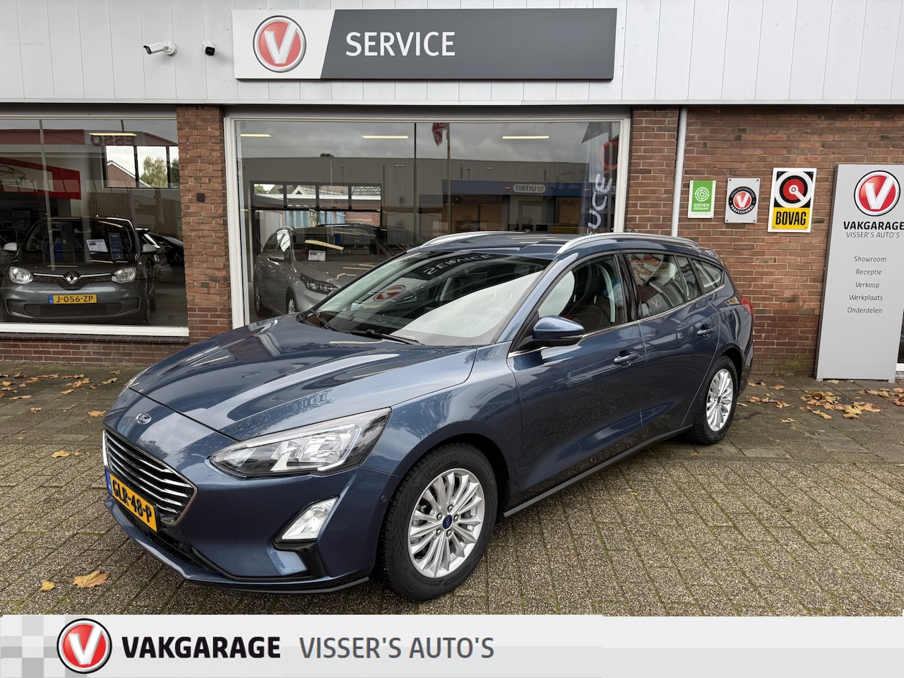 Ford Focus Wagon - 1.0 EcoBoost Hybrid ST Line X Business | navigatie | parkeer sensoren voor + achter | crui - AutoWereld.nl