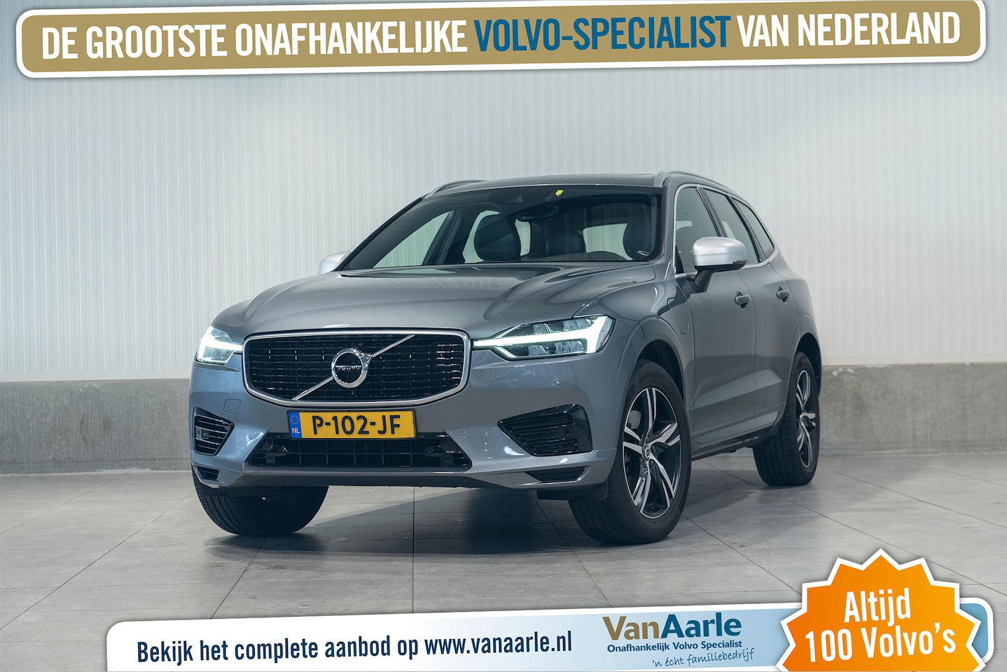 Volvo XC60 - T8 Aut. R-Design Intellisafe Stoelverwarming Navigatie 407pk - AutoWereld.nl