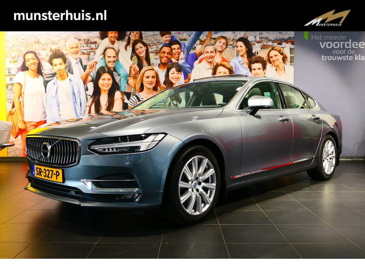 Volvo S90 - 2.0 T5 Inscription - Wegklapbare trekhaak, hout/leder interieur, dodehoek detector - AutoWereld.nl