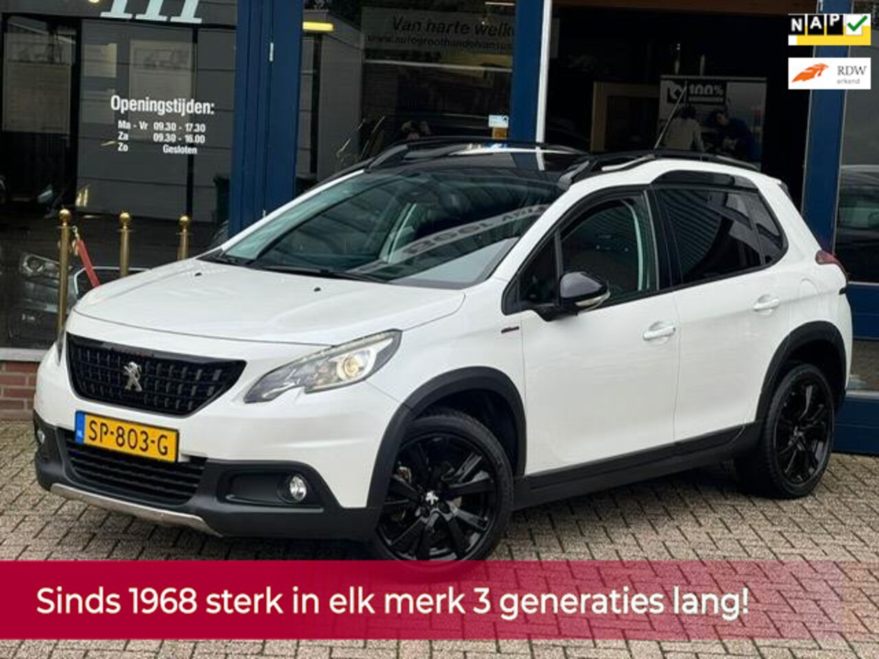 Peugeot 2008 - 1.2 PureTech GT-line AUTOMAAT! Navi l Camera l Pano l Leder l Cruise! TOPSTAAT l Dealer OH - AutoWereld.nl