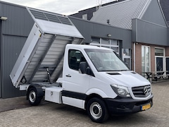 Mercedes-Benz Sprinter - 211 2.2 CDI Kipper Airco Trekhaak 3 persoons Open laadbak Navigatie Pick-up p-up 1e Eigena