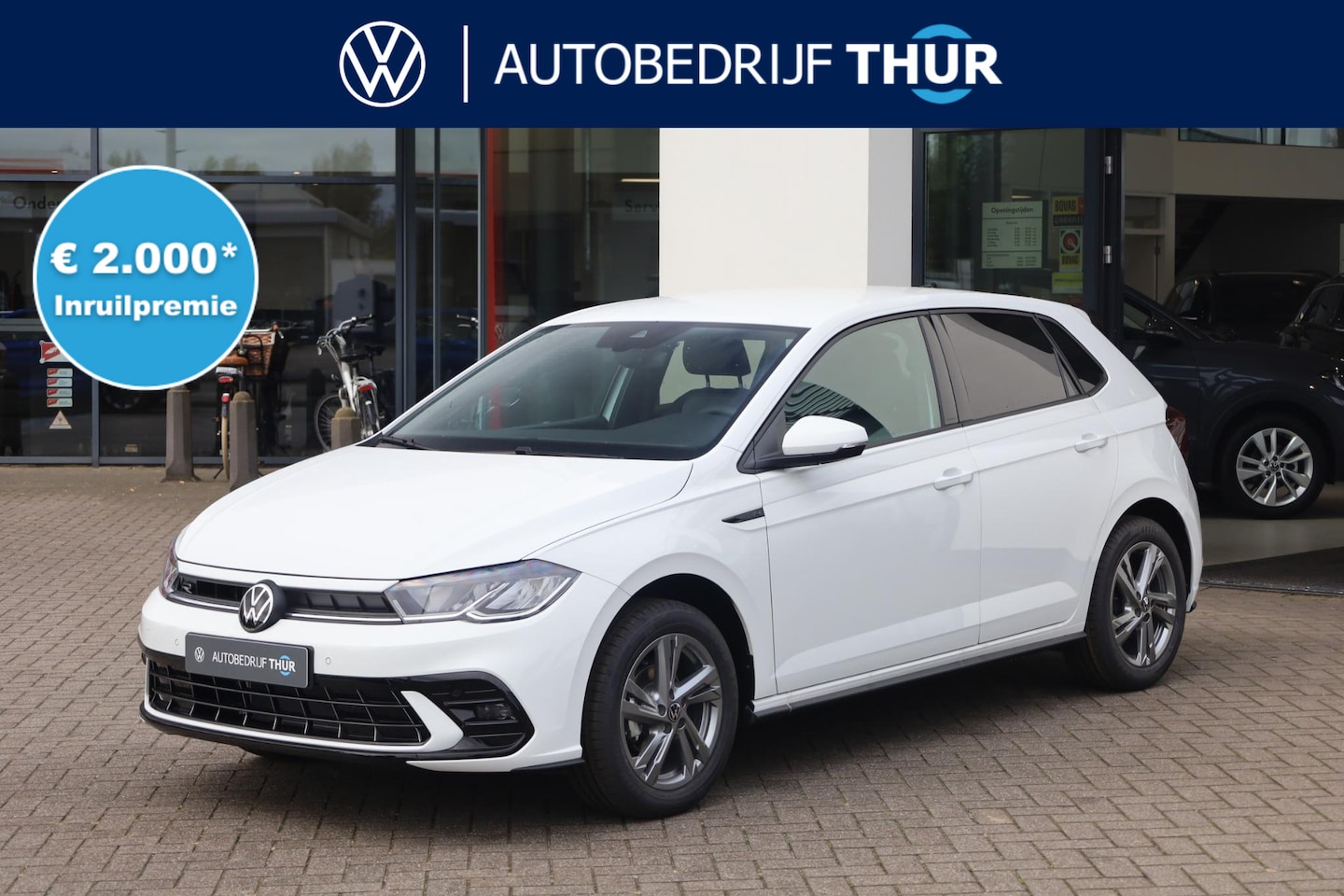 Volkswagen Polo - 1.0 TSI R-Line 95PK / 70kW Verwarmbare voorstoelen, Keyless Entry & Start, volledig digita - AutoWereld.nl