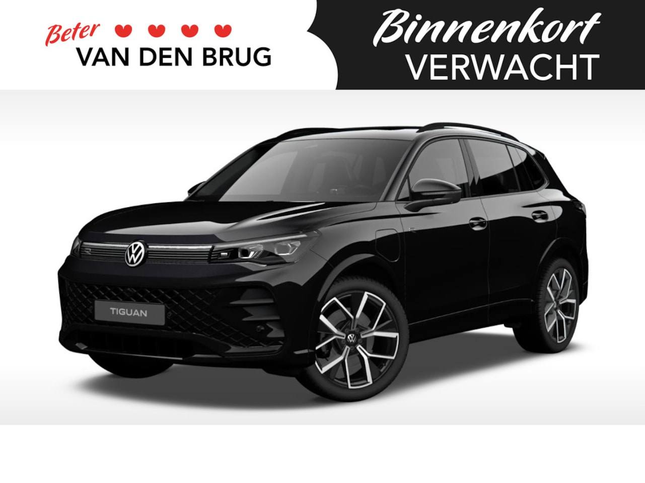 Volkswagen Tiguan - R-Line-Edition 1.5 eHybrid 204 pk | HD Matrix verlichting | Black style | Pano dak | 360 c - AutoWereld.nl