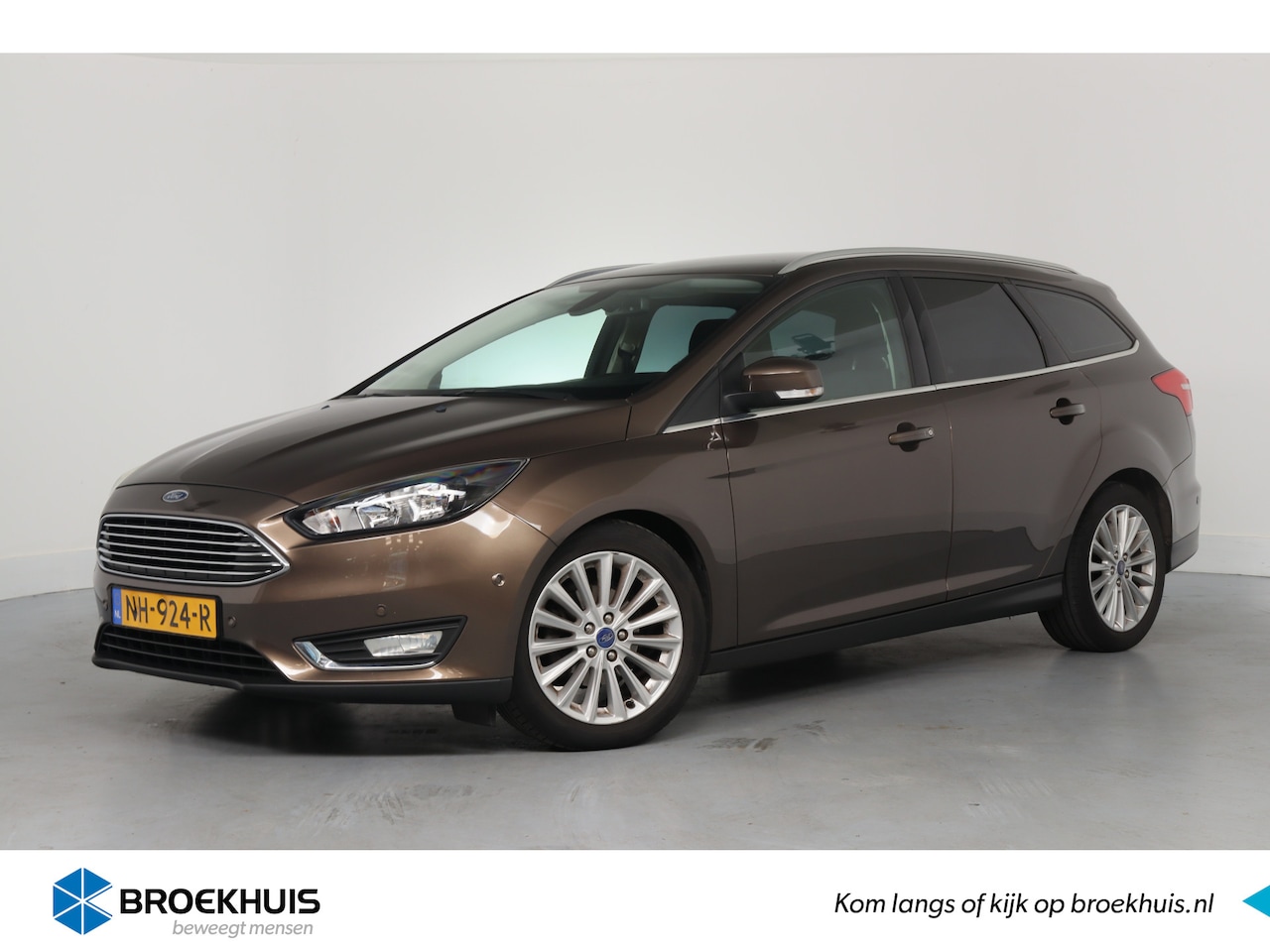 Ford Focus Wagon - 1.0 Titanium | Navigatie | Climate Control | Cruise Control | Keyless | Parkeersensoren V+ - AutoWereld.nl