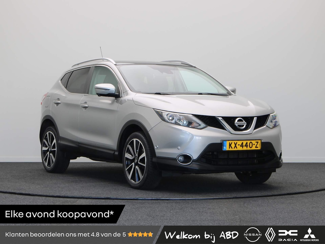 Nissan Qashqai - 116pk Tekna | Panoramisch dak | 360 graden camera | Lederen bekleding | Stoelverwarming | - AutoWereld.nl