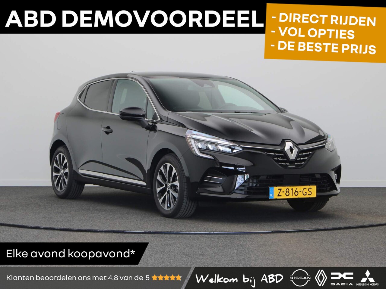 Renault Clio - TCe 90pk Techno | Achteruitrijcamera | Parkeersensoren achter | Apple Carplay / Android Au - AutoWereld.nl