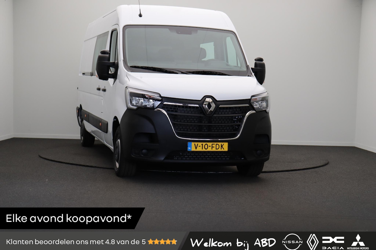 Renault Master - T35 2.3 dCi 135pk L3H2 DC Comfort | 6 persoons | Trekhaak | Laadruimte betimmering | Achte - AutoWereld.nl