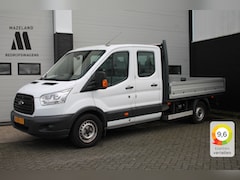 Ford Transit - 2.2 TDCI L3 Dubbele Cabine Open Laadbak - Airco - Trekhaak - NAP - € 15.900, - Excl