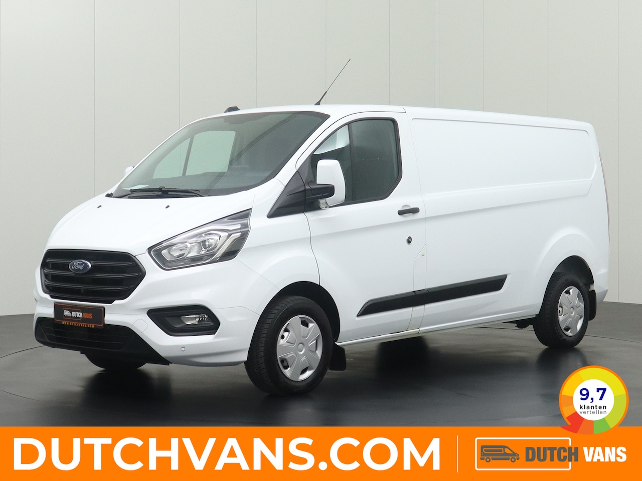 Ford Transit Custom - 2.0TDCI 130PK Lang | Achterdeuren | Multimedia | Betimmering | 3-Persoons | Airco | Cruise - AutoWereld.nl