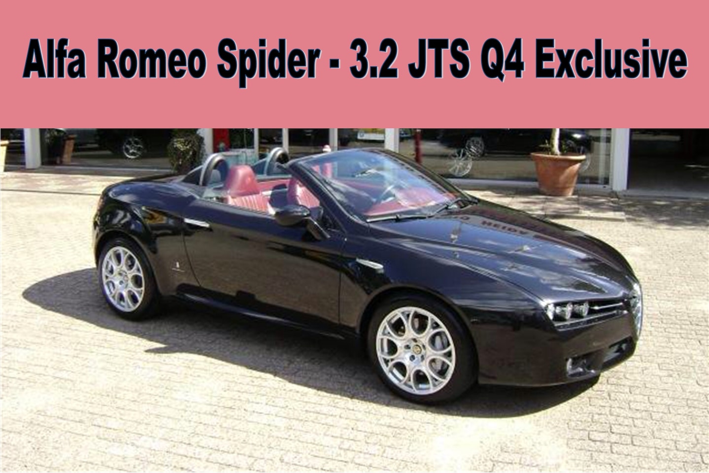 Alfa Romeo Spider - 3.2 JTS Q4 Exclusive - AutoWereld.nl