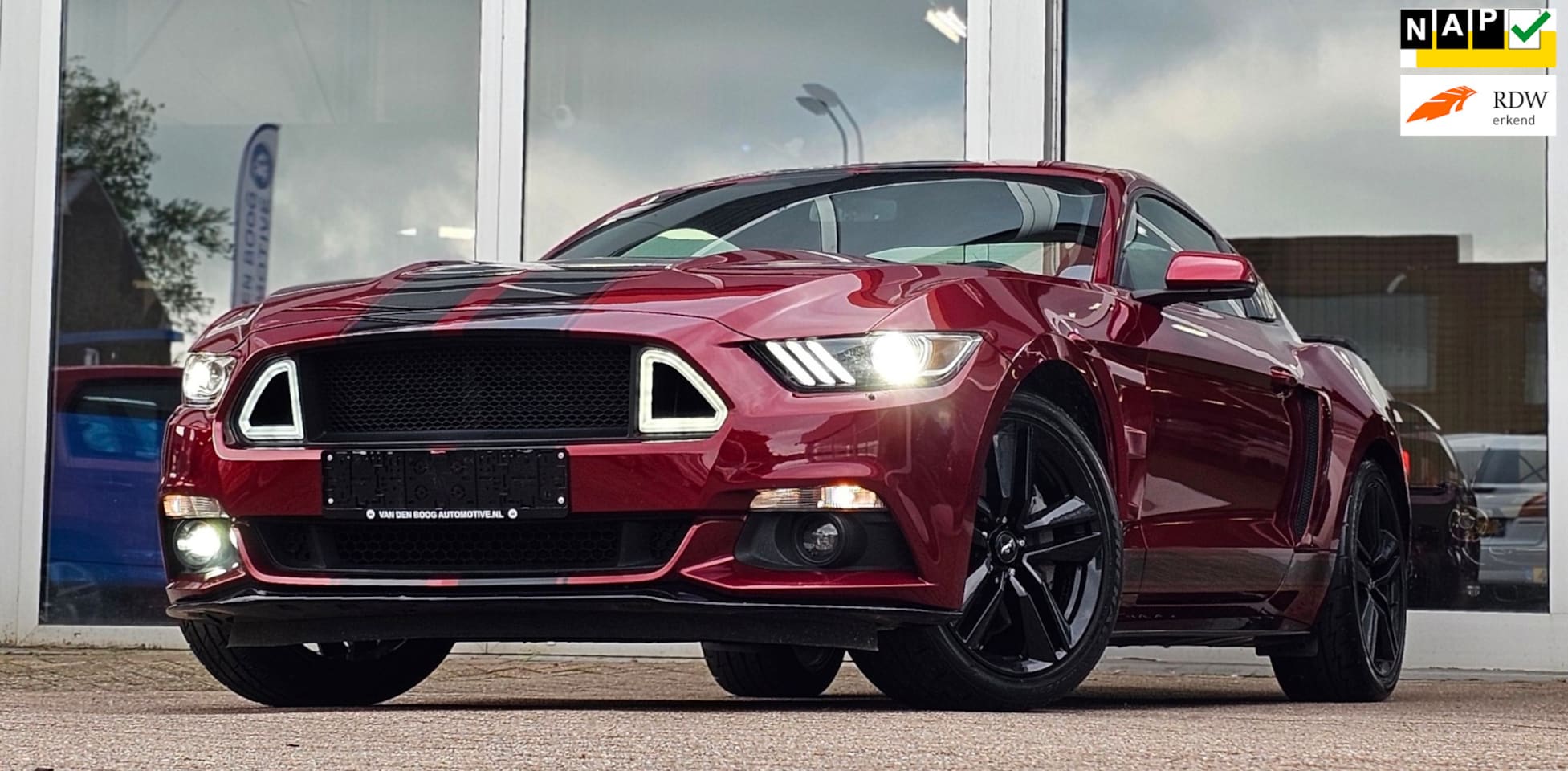 Ford Mustang Fastback - 2.3 EcoBoost Premium Leer Xenon Navi Camera - AutoWereld.nl