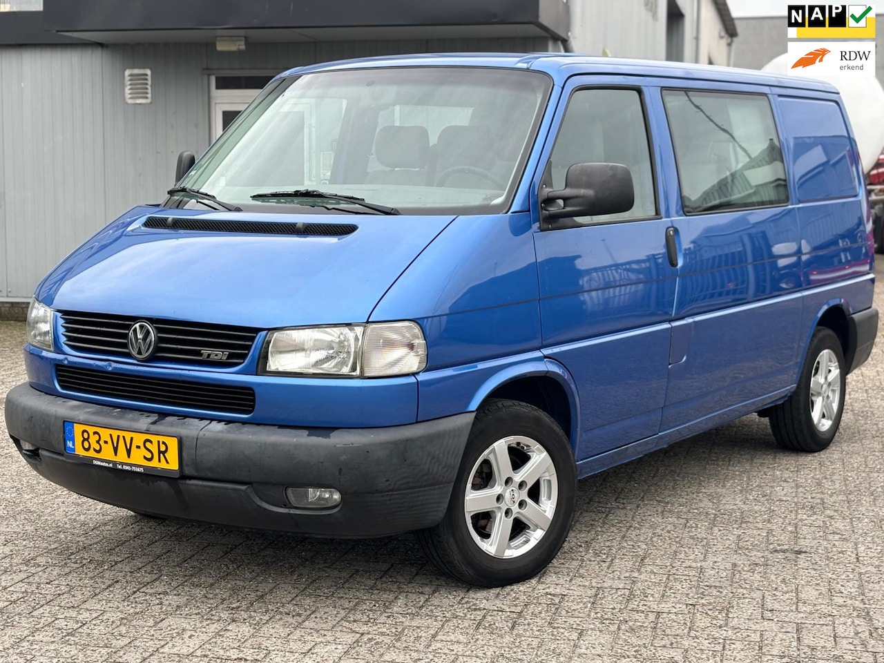 Volkswagen Transporter - 2.5 TDI 292 DC 2.5 TDI 292 DC, Nap, Apk, trekhaak, dubbel cabine, elek pkt - AutoWereld.nl