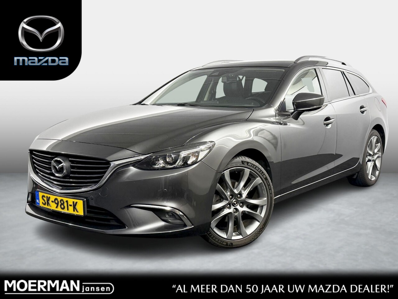 Mazda 6 Sportbreak - 2.0 GT Automaat / NL auto / Automaat / Leder / navigatie - AutoWereld.nl