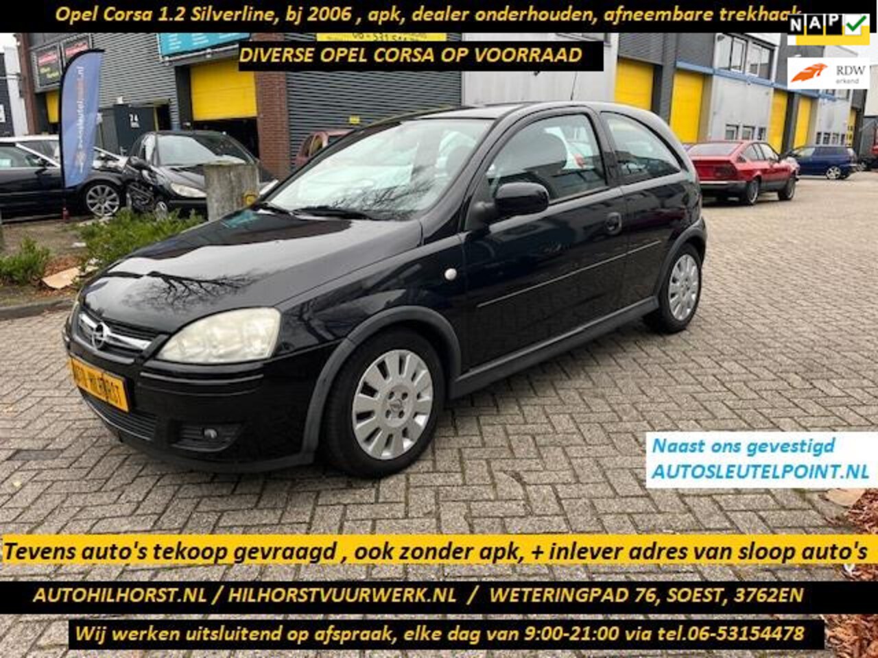 Opel Corsa - 1.2-16V Silverline 1.2-16V Silverline, AFNEEMBARE TREKHAAK, CRUISCONTROL, ENZ - AutoWereld.nl