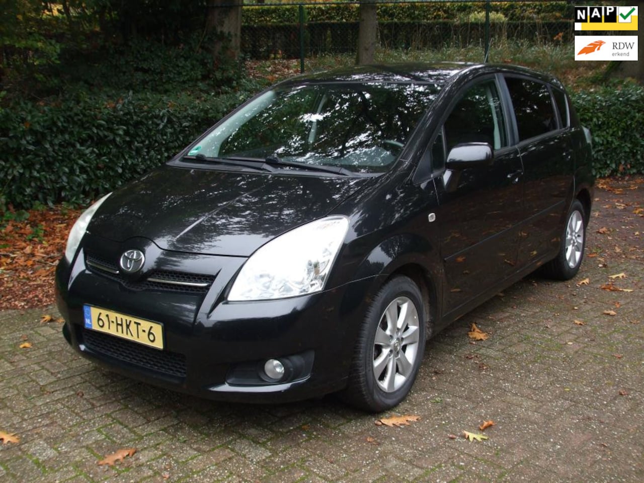 Toyota Verso - 1.8 VVT-i Luna clima cruis control 5 drs zwart 160 dkm NAP - AutoWereld.nl