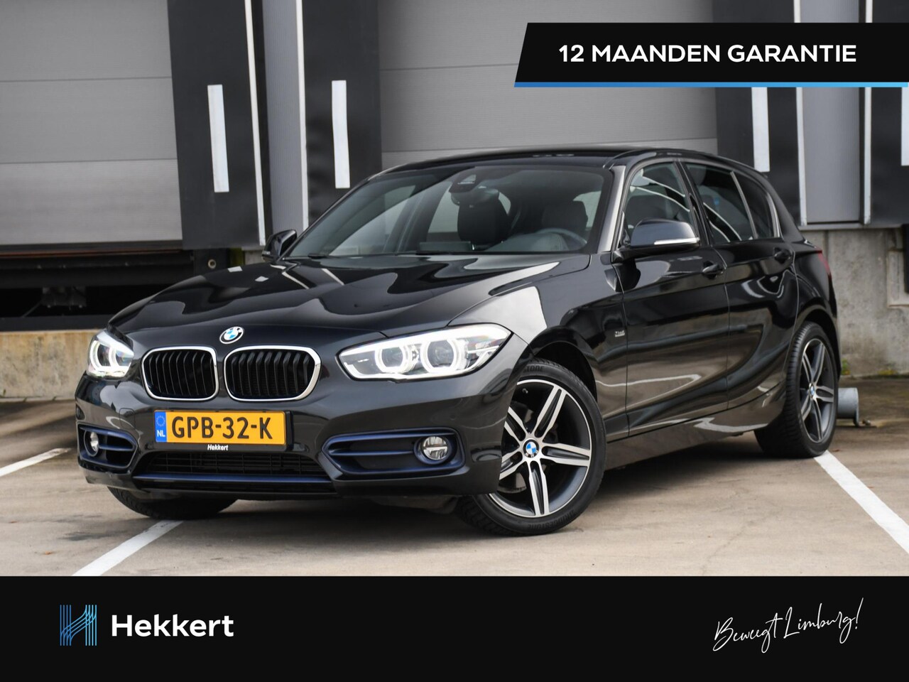 BMW 1-serie - 118i Sport Line 1.5 135PK Automaat PDC + CAM. | NAVI | CRUISE.C | STOELVERW. VOOR | LEDER - AutoWereld.nl