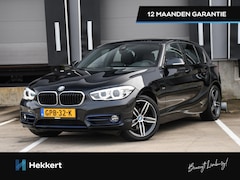 BMW 1-serie - 118i Sport Line 1.5 135PK Automaat PDC + CAM. | NAVI | CRUISE.C | STOELVERW. VOOR | LEDER