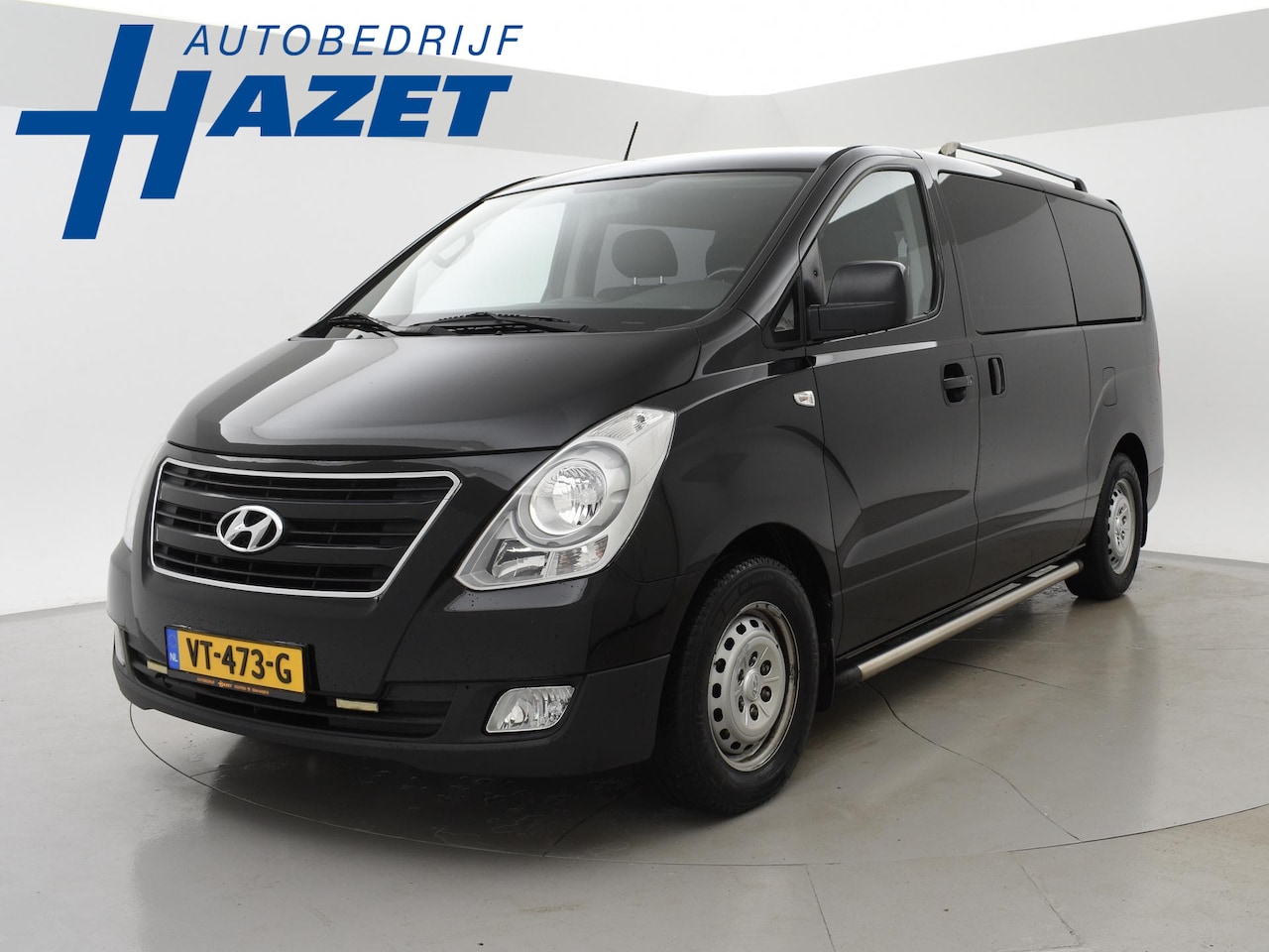 Hyundai H 300 - 2.5 CRDi 136 PK 6-PERS DUBBEL CAB. DYNAMIC + TREKHAAK 2300 KG! / 2 SCHUIFDEUREN / CAMERA / - AutoWereld.nl