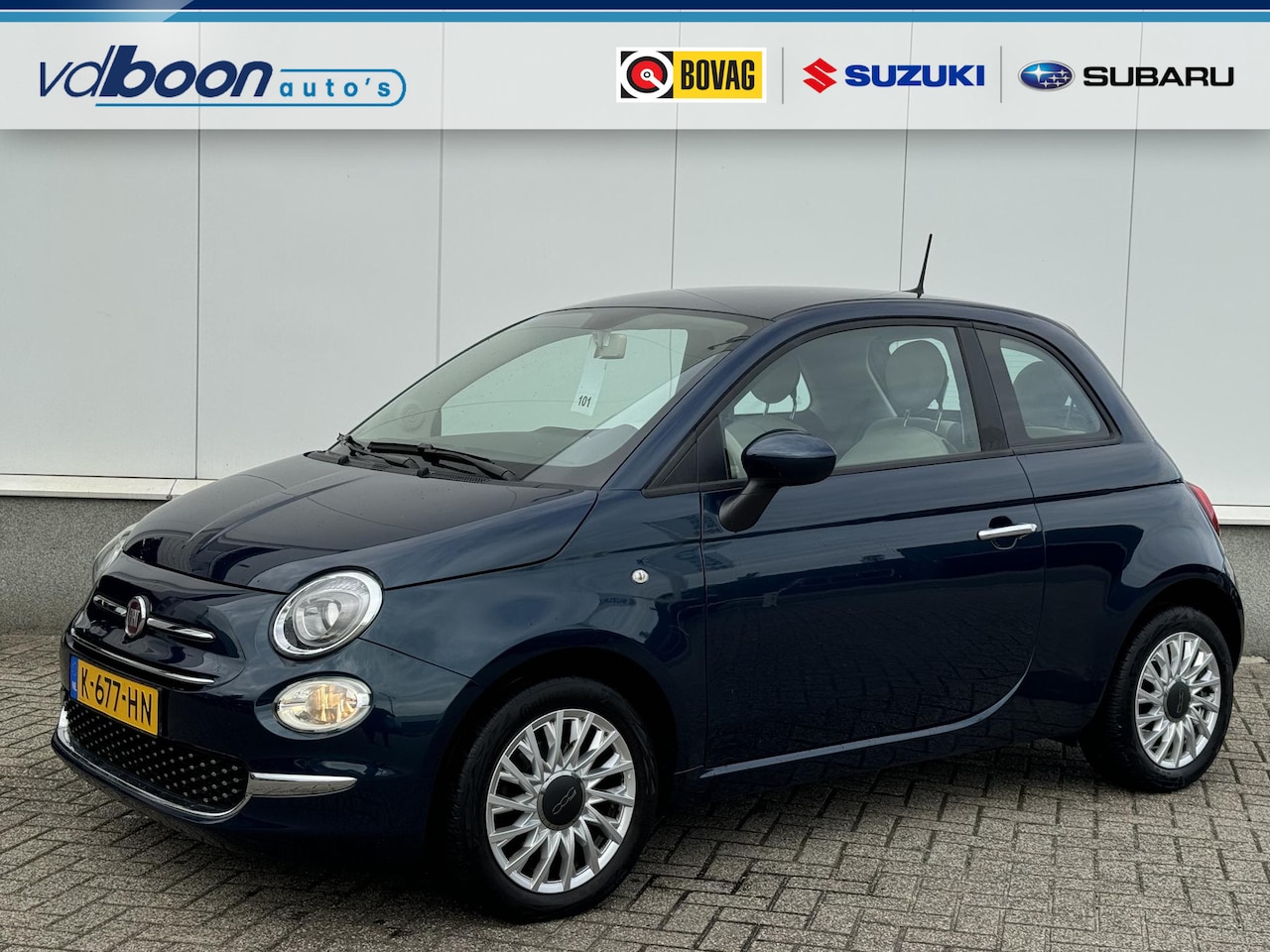 Fiat 500 - 1.0 Hybrid Lounge | Cruise | Apple Carplay / Android Auto - AutoWereld.nl