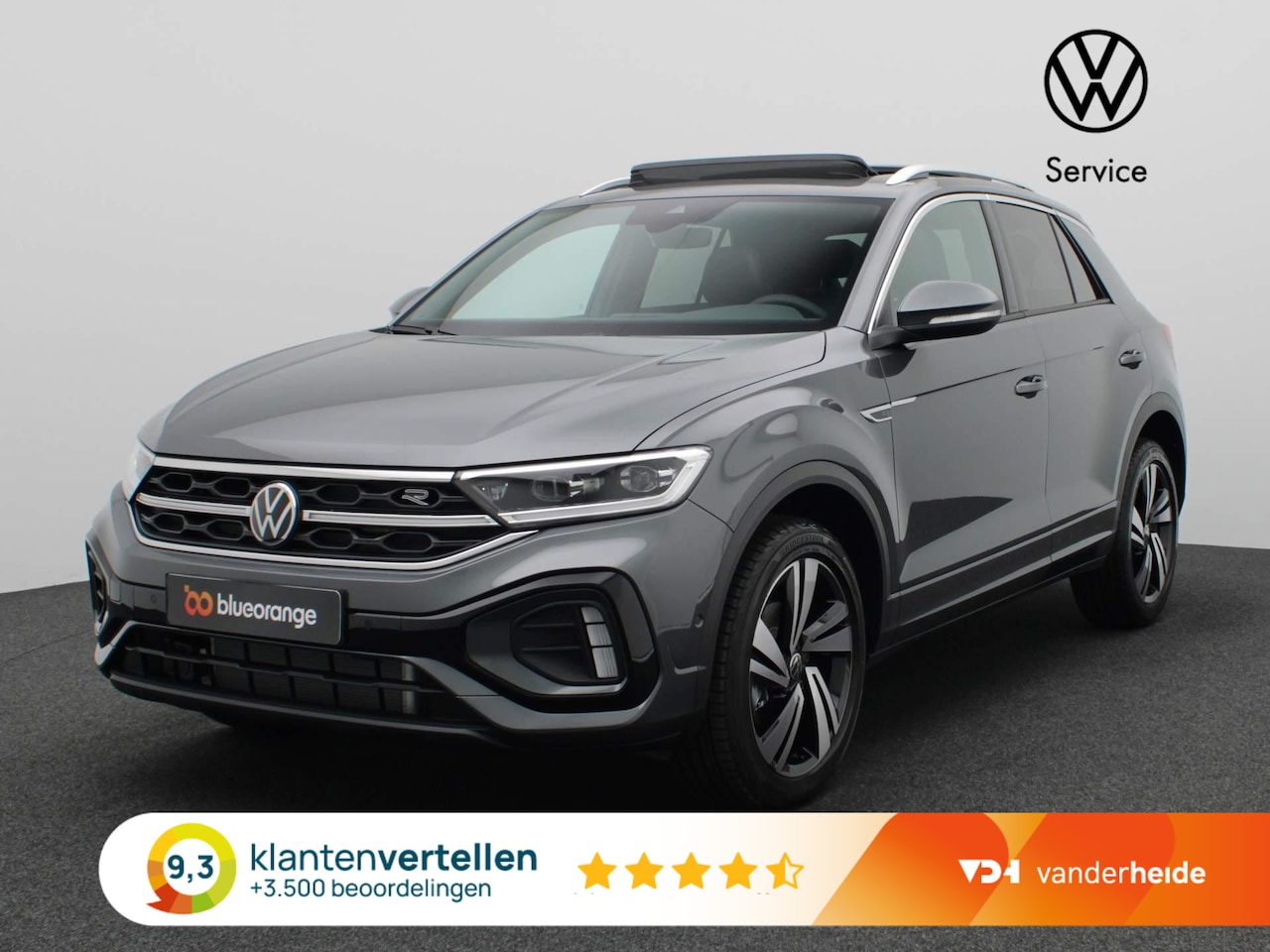 Volkswagen T-Roc - 1.5 TSI R-Line Business 150 PK DSG LED-Matrix, Keyless Entry & Start, Pano-Schuifdak, Acht - AutoWereld.nl