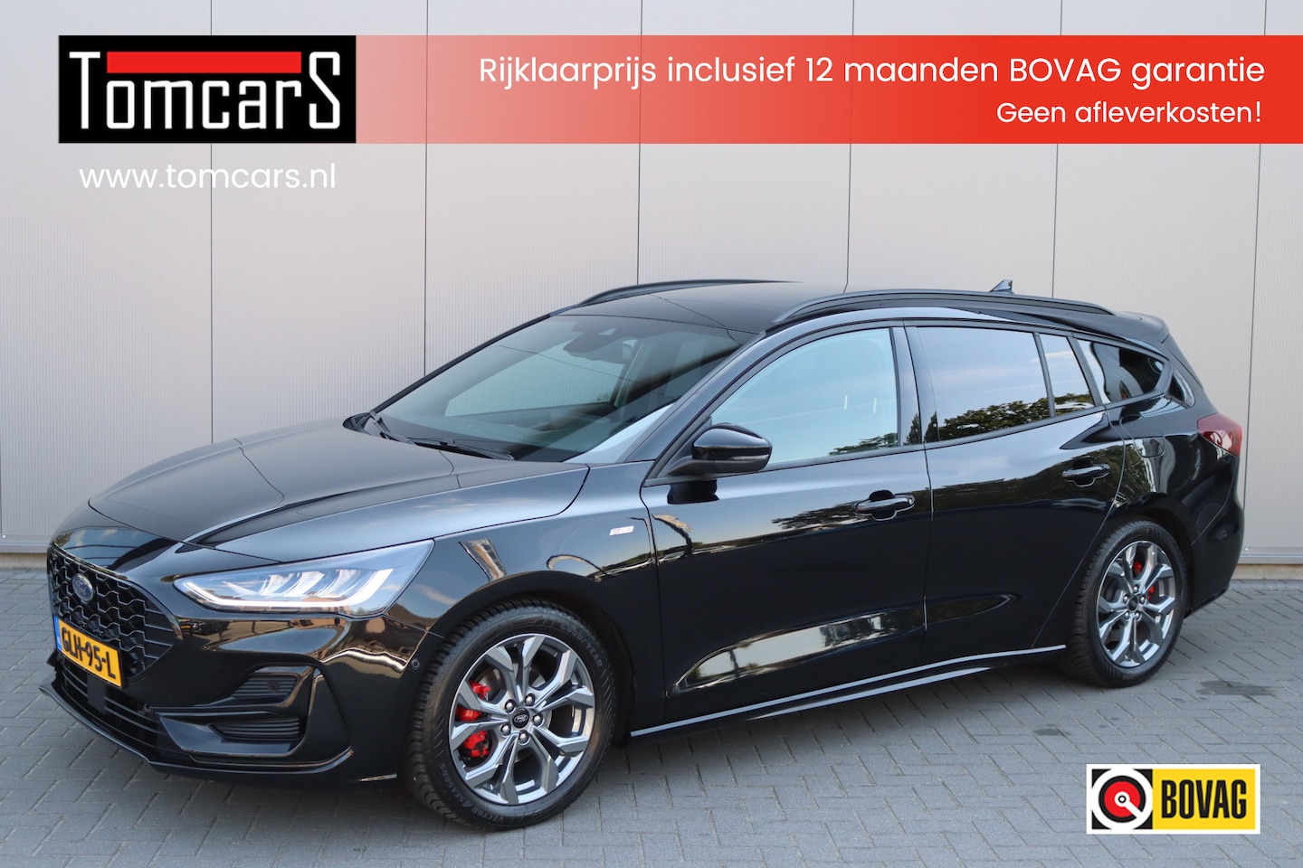 Ford Focus Wagon - 125PK EcoB. ST-Line Open-dak/Camera/Winter-pack/Adaptive-cruise/Sportstoelen - AutoWereld.nl